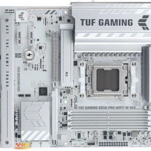 Материнская плата Asus TUF GAMING B850-PRO WIFI7 W NEO Socket AM5 AMD B850 4xDDR5 ATX AC`97 8ch(7.1) 2.5Gg RAID+HDMI+DP