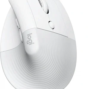 Мышь Logitech Lift белый оптическая 4000dpi silent беспров. BT/Radio USB для ноутбука 5but (910-006480)