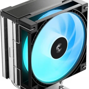 Устройство охлаждения(кулер) Deepcool AG400 G2 ARGB Soc-AM5/AM4/1200/1700/1851 серебристый/черный 4-pin 29.22dB Al+Cu 230W 631gr Ret (R-AG400-BKAMMG2-G)