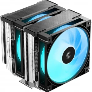 Устройство охлаждения(кулер) Deepcool AG620 G2 ARGB Soc-AM5/AM4/1200/1700/1851 серебристый/черный 4-pin 23.08-29.22dB Al+Cu 270W 1036gr Ret (R-AG620-BKAMMG2-G)