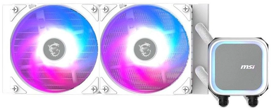Система водяного охлаждения MSI Mag Coreliquid A13 240 Soc-AM5/AM4/1700/1851 белый 3-pin 31.3dB Al 280W Ret (306-7ZWHA31-L80)