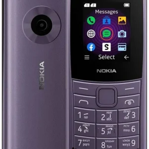 Мобильный телефон Nokia TA-1543 110 DS фиолетовый моноблок 3G 4G 2Sim 1.8" 128x160 0.08Mpix GSM900/1800 GSM1900 MP3 FM microSD max32Gb