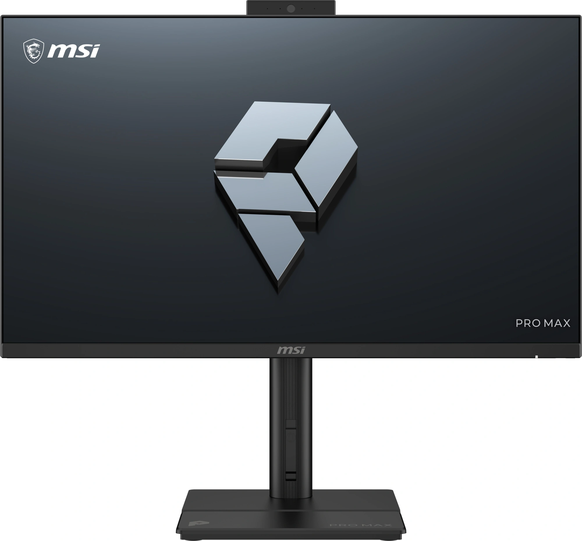 Моноблок MSI Pro MAX 27P Z 8MG-004 27" Full HD Ryzen 7 255 (3.8) 16Gb SSD512Gb RGr без ОС WiFi BT клавиатура мышь Cam черный 1920x1080