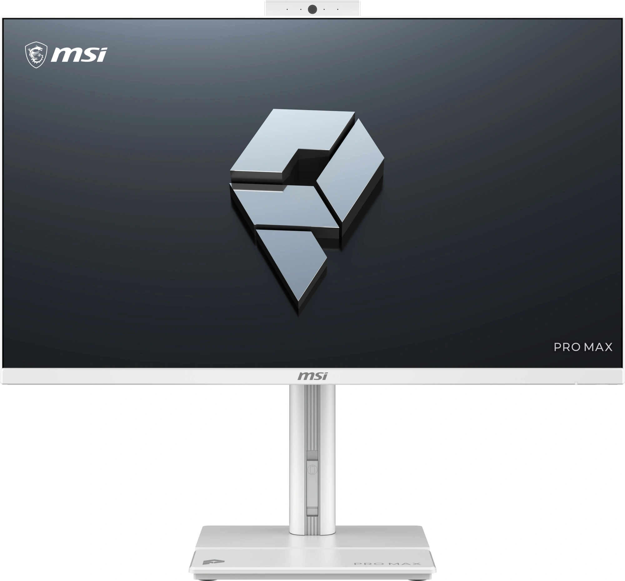 Моноблок MSI Pro MAX 27P Z 8MG-005 27" Full HD Ryzen 7 255 (3.8) 16Gb SSD512Gb RGr без ОС WiFi BT клавиатура мышь Cam белый 1920x1080