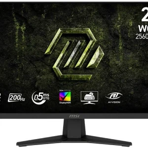 Монитор MSI 27" Mag 274QF E20 черный IPS LED 16:9 HDMI полуматовая 250cd 178гр/178гр 2560x1440 200Hz DP Quad 2K (1440p) 4.7кг
