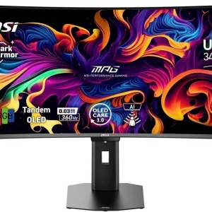 Монитор MSI 34" MPG 341CQR QD-OLED X36 черный QD OLED LED 21:9 HDMI матовая HAS 250cd 178гр/178гр 3440x1440 360Hz DP UW USB 9.3кг