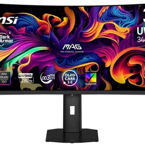 Монитор MSI 34" MPG 341CQP QD-OLED X28 черный QD OLED LED 21:9 HDMI матовая HAS 250cd 178гр/178гр 3440x1440 280Hz DP UW USB 9.3кг