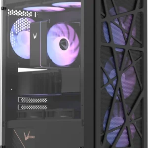 Корпус Formula Mana V2 черный без БП ATX 9x120mm 1xUSB2.0 1xUSB3.0 audio bott PSU