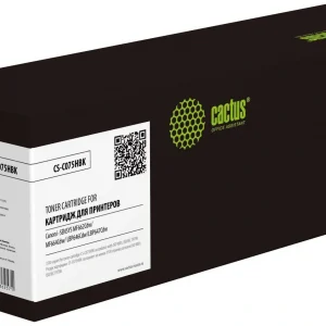 Картридж лазерный Cactus CS-C075HBK 075H черный (3500стр.) для Canon i-SENSYS MF662Cdw/MF664Cdw/ LBP646Cdw/LBP647Cdw