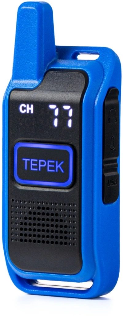 Рация Терек Спорт 199кан. до 3км сигн.Аналоговый синий (СПОРТ СИНИЙ)
