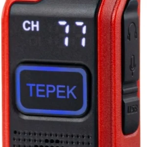 Рация Терек Спорт 199кан. до 3км сигн.Аналоговый красный (СПОРТ КРАСНЫЙ)