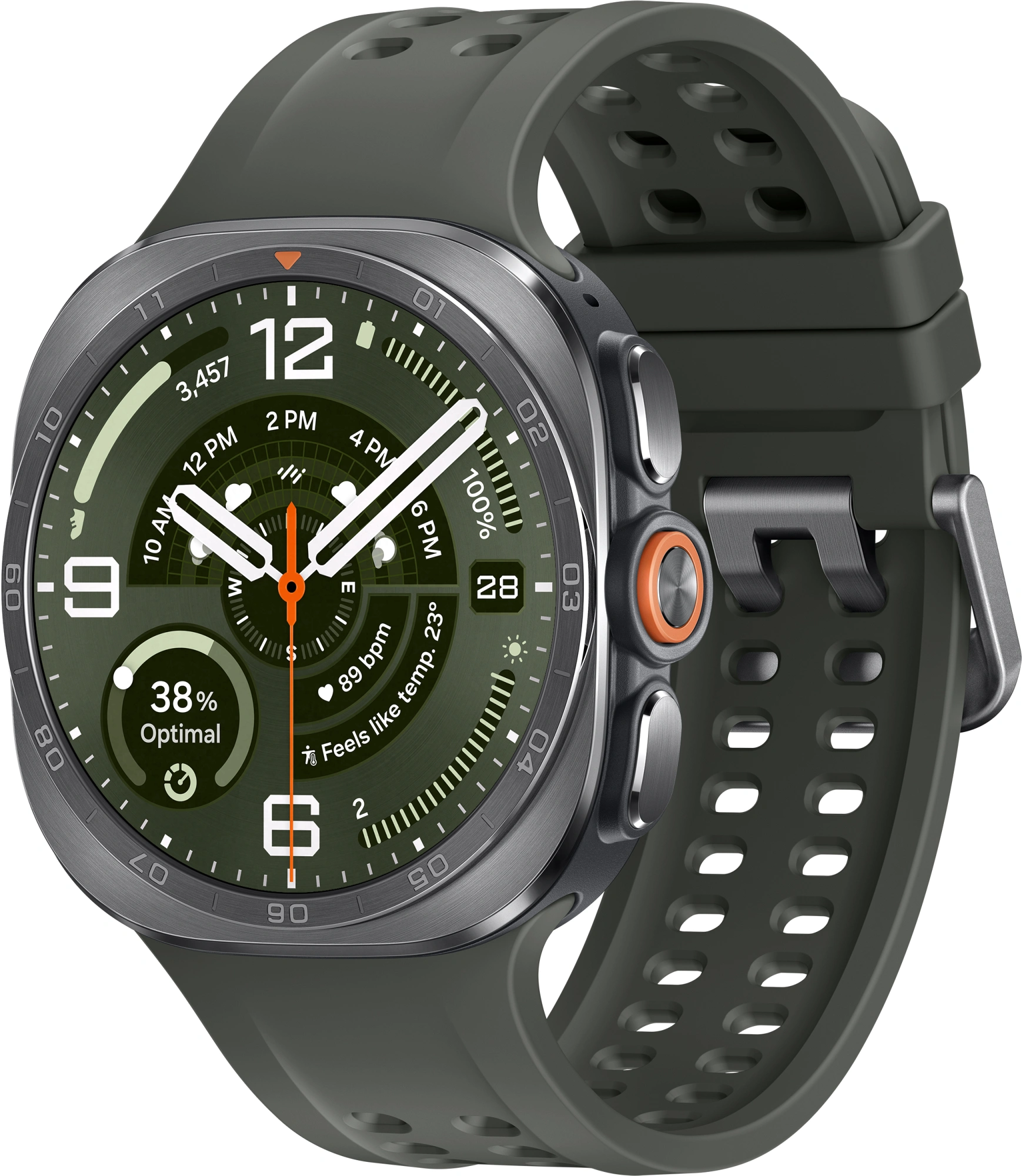 Смарт-часы Samsung Galaxy Watch Ultra2 1.5" AMOLED корп.серый рем.серый (SM-L715FZSACAU)