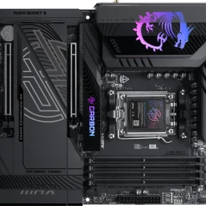Материнская плата MSI MPG X870E CARBON MAX WIFI Socket AM5 AMD X870E 4xDDR5 ATX AC`97 8ch(7.1) 5Gigabit + 2.5Gigabit Ethernet RAID+HDMI