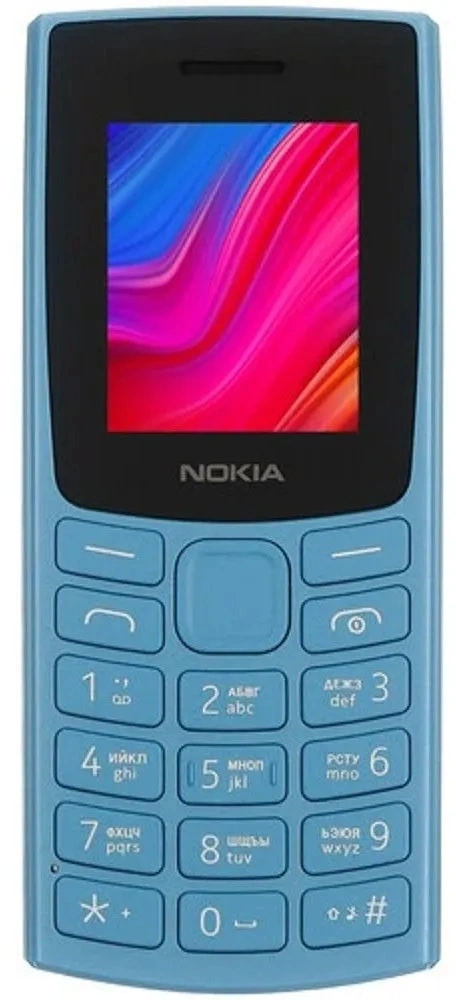 Мобильный телефон Nokia TA-1567 110 DS 0.048 голубой моноблок 1.8" 240x320 Series 30+ 0.3Mpix GSM900/1800 Protect MP3