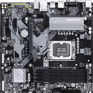 GIGABYTEB760M D3HP WIFI6, LGA1700, B760, 4*DDR5, 4*SATA, 2*M.2, 3*USB 3.2, 2*USB 2.0, 1*PCIx16, 2*PCIx1, D-Sub+HDMI+DP, mATX