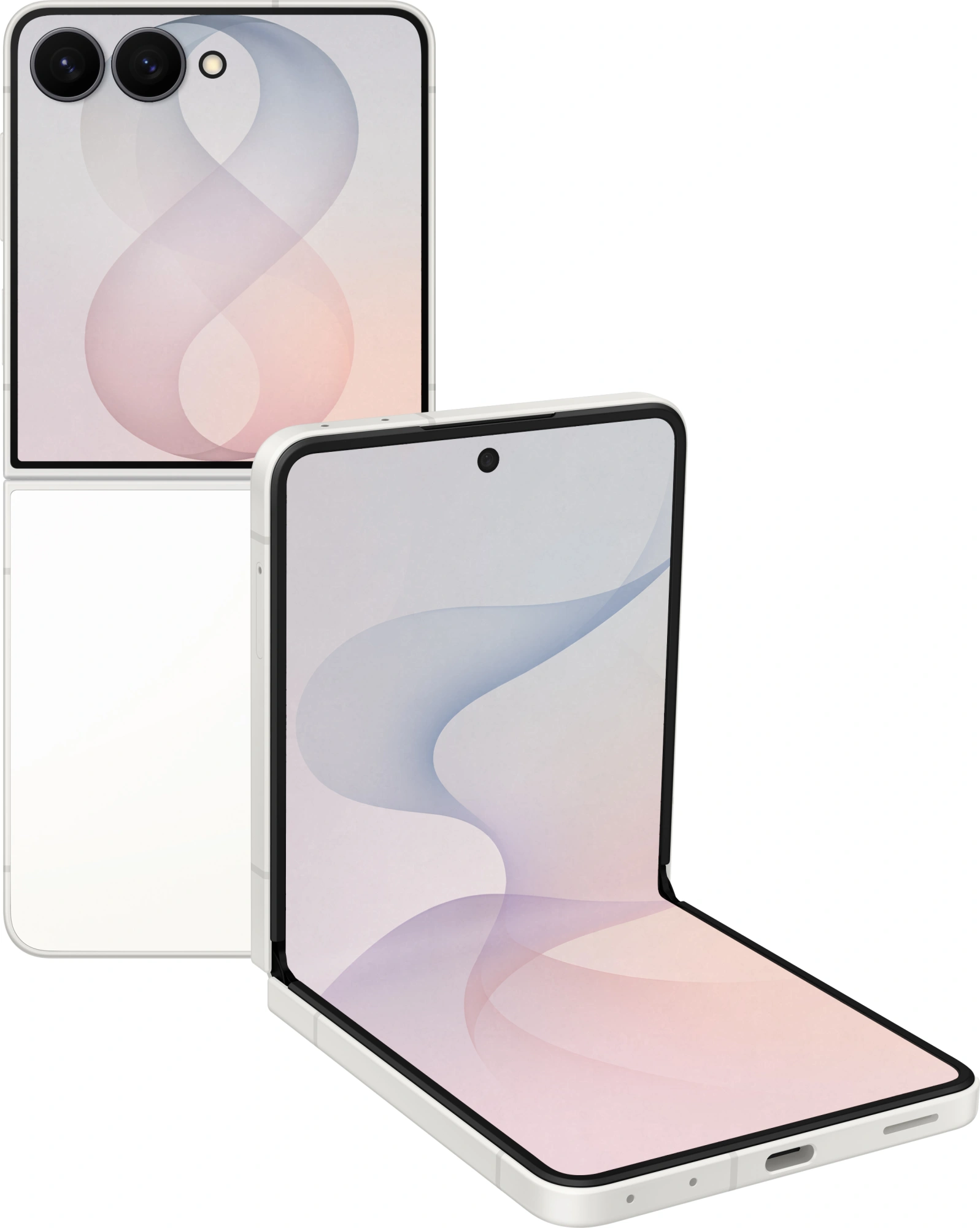 Смартфон Samsung SM-F776B Galaxy Z Flip 8 256Gb 12Gb кремовый раскладной 3G 4G 1Sim 6.9" 1080x2520 Android 17 50Mpix 802.11 a/b/g/n/ac/ax/be NFC GPS Protect