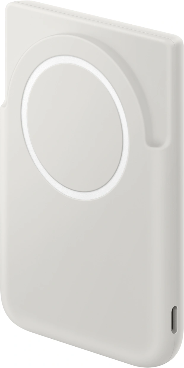 Мобильный аккумулятор Samsung External Battery Magnetic Wireless 5000mAh 3A серый (EB-U2500XJEGRU)