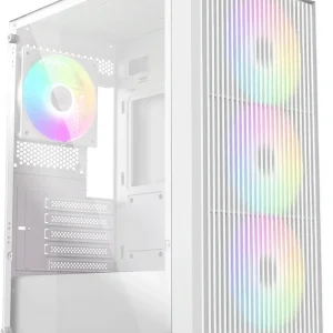 Корпус ID-Cooling Ware 310 белый без БП ATX 6x120mm 2xUSB2.0 1xUSB3.0 audio bott PSU