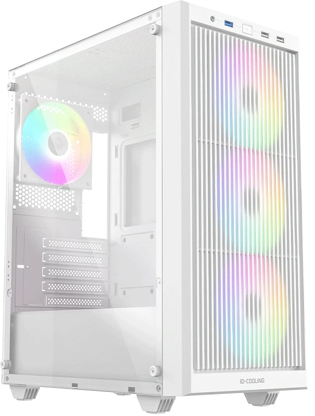 Корпус ID-Cooling Ware 310 белый без БП ATX 6x120mm 2xUSB2.0 1xUSB3.0 audio bott PSU