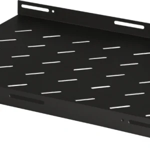 Полка стационарная Lanmaster TWT-CBB-S4-12/60 1U нагр.:60кг. 19" 852мм черный (упак.:1шт)