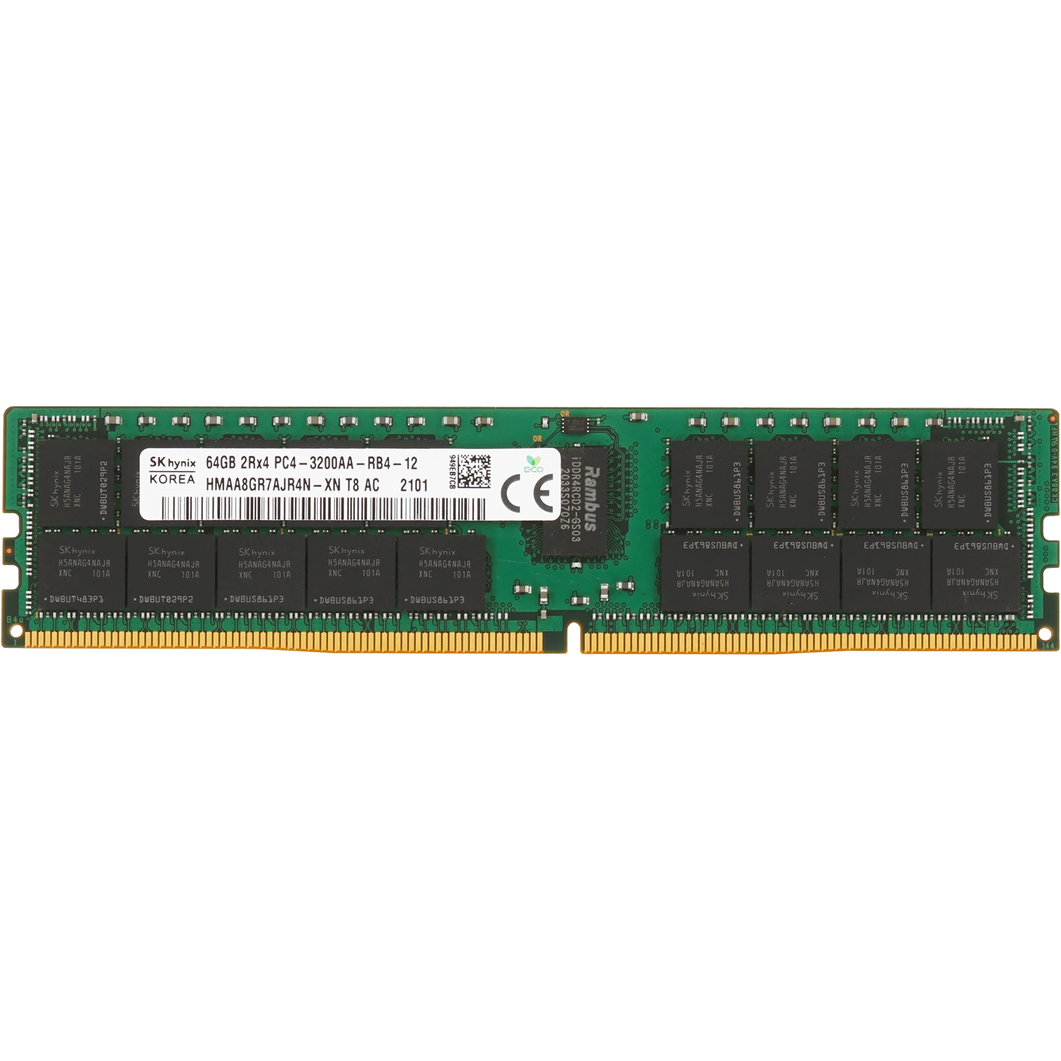 Память оперативная / Hynix HMAA8GR7AJR4N-XN / Память оперативная/ Hynix 64GB 3200MHz DDR4 RDIMM pulled