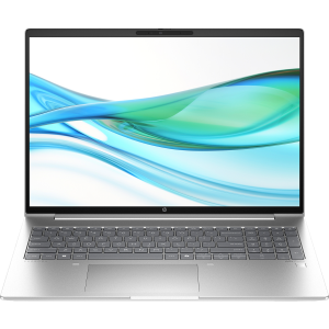 ноутбук / HP A38BHET#BH5 / ноутбук/ HP Probook 460 G11 16"(1920x1200)/Intel Core Ultra 7 155U(1.7Ghz)/16384Mb/512SSDGb/noDVD/IntIntel® Graphics/Cam/BT/WiFi/48WHr/war 1y/1.748kg/Silver/DOS + EN Kbd 3 pin
