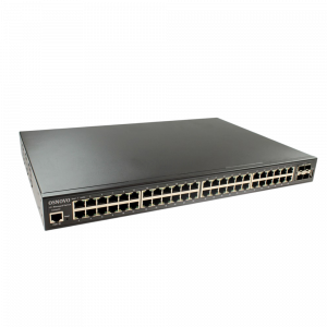 Коммутатор / OSNOVO SW-48G4X-L2 / Коммутатор/ OSNOVO SW-48G4X-L2 Управляемый L2+ коммутатор Gigabit Ethernet на 52 порта. Порты 48 x GE (10/100/1000Base-T) + 4 x 1G/10G SFP+ Uplink. Консольный порт, Уровень управления L2+. Поддержка Jumbo Frame 12K, IGMP Snooping, DHCP-сервер, статическая маршрутизация. Встроенная грозозащита 6kV на порт. Питание AC100-240V (30W). Встроенный БП. Монтаж в 19 - дюймовую стойку, крепление в комплекте. Размеры (ШхВхГ) 440x44x300мм. Рабочая температура 0…+40°С.