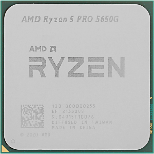 Процессор / AMD 100-000000255 / Процессор/ APU AM4 AMD Ryzen 5 PRO 5650G (Cezanne, 6C/12T, 3.9/4.4GHz, 16MB, 65W, Radeon Graphics) replacement of 5600G (100-000000252) OEM