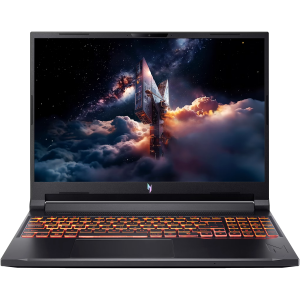 Ноутбук / Acer NH.U1FER.001 / Ноутбук/ ACER Aspire Nitro V16 ANV16-42-R73R 16"(1920x1200 IPS (180Hz) )/AMD Ryzen 7 260(3.8Ghz)/16384Mb/512PCISSDGb/noDVD/ExtNVIDIA GeForce RTX 5070(8192Mb)/Cam/BT/WiFi/76WHr/war 1y/2.1kg/black/NoOS