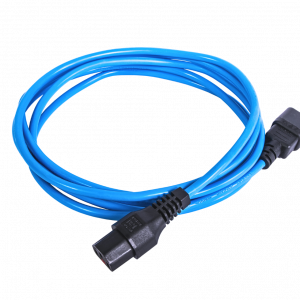 Шнур питания с фиксатором IEC 60320 C13/IEC 60320 C14, 10 А / 250 В (3 х 1,0), длина 3 м, синий / ЦМО R-10-Cord-C13-C14-3-Blue / Шнур питания с фиксатором IEC 60320 C13/IEC 60320 C14, 10 А / 250 В (3 х 1,0), длина 3 м, синий