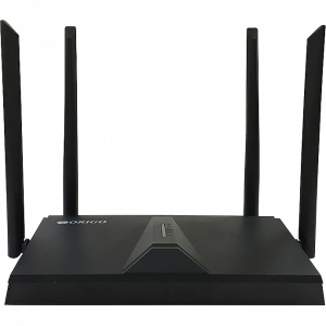 Маршрутизатор / Origo OWR1830AX/A1A / Маршрутизатор/ Двухдиапазонный Wi-Fi 6 маршрутизатор AX1800, 1x1000Base-T WAN, 3x1000Base-T LAN, 4 внешние антенны 5 dBi