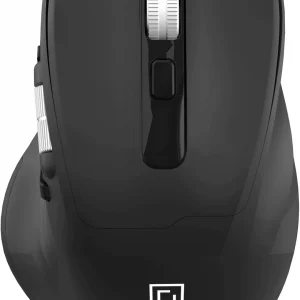 Мышь Оклик 601MW черный оптическая 4800dpi беспров. BT/Radio USB 8but (1885438)