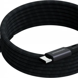 Кабель Magssory CBL001 USB Type-C (m)-USB Type-C (m) 1.2м черный коробка (упак.:1шт)