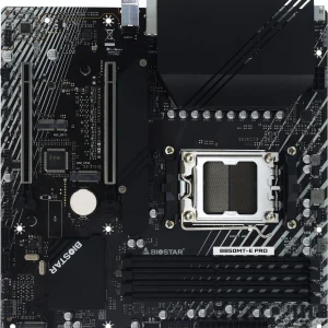 Материнская плата Biostar B850MT-E Pro Socket AM5 AMD B850 4xDDR5 mATX AC`97 8ch(7.1) 2.5Gg RAID+HDMI+DP