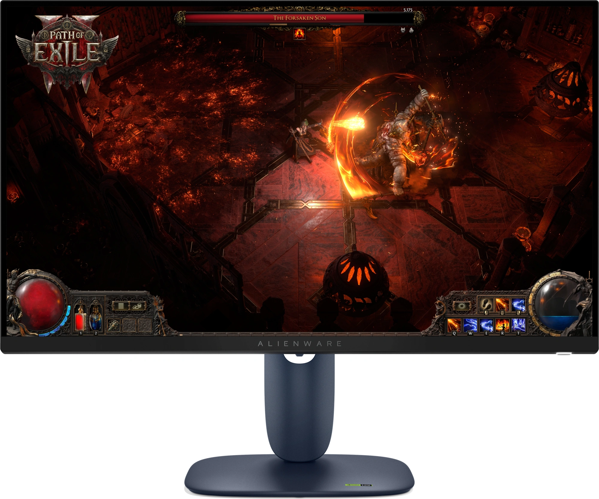 Монитор Dell 27" Alienware AW2725DM черный IPS LED 1ms 16:9 HDMI матовая HAS Piv 400cd 178гр/178гр 2560x1440 180Hz DP 2K USB 9.79кг