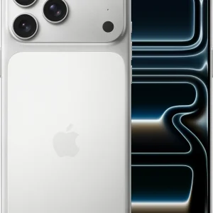 Смартфон Apple A3526 iPhone 17 Pro Max 256Gb 12Gb серебристый моноблок 3G 4G 1Sim 6.9" 1320x2868 iOS 26 48Mpix 802.11 a/b/g/n/ac/ax/be NFC GPS Protect