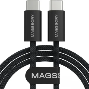 Кабель Magssory CBL002 USB Type-C (m)-USB Type-C (m) 1.5м черный коробка