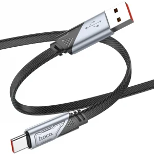 Кабель Hoco U119 5A Machine charging data cable Type-C 05007 USB-A-USB Type-C (m) 1.2м черный