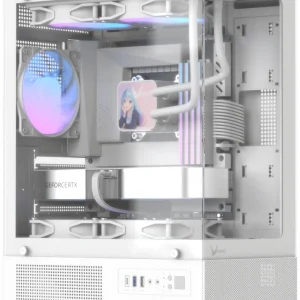 Корпус Formula Crystal Z1CM Plus AR v2 белый без БП mATX 2x120mm 1xUSB2.0 1xUSB3.0 audio bott PSU