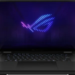 Ноутбук Asus ROG Zephyrus Duo 16 GX651AX-SR144W Core Ultra 9 386H 32Gb SSD1Tb NVIDIA GeForce RTX 5090 24Gb 16" OLED Touch 3K (2880x1800) Windows 11 Home dk.grey WiFi BT Cam Bag (90NR0NT2-M006D0)