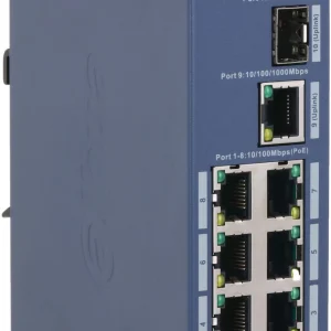 Коммутатор Dahua DH-CHS4110-8ET-110 8x100Мбит/с 1x1Гбит/с 1xКомбо(1000BASE-T/SFP) 1SFP 8PoE управляемый