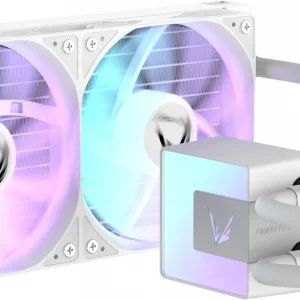 Система водяного охлаждения Formula Ice Jet Glow 240 ARGB Soc-AM5/AM4/1200/2066/1700/1851 белый 4-pin 1-27.2dB Al+Cu 310W Ret (ICE JET GLOW 240 WH)
