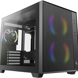 Корпус Deepcool CG330 MESH 3F черный без БП mATX 6x120mm 4x140mm 2xUSB2.0 1xUSB3.0 audio bott PSU