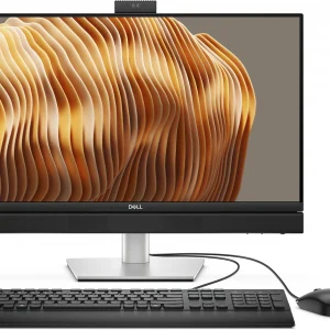 Моноблок Dell Pro 24 Plus QB24250 23.8" Full HD Core Ultra 7 265 (2.4) 32Gb SSD1Tb Graphics CR Windows 11 Pro GbitEth WiFi BT клавиатура мышь Cam серебристый 1920x1080