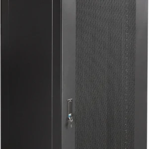 Шкаф серверный Lanmaster (TWT-CBB-32U-6X6-P1) напольный 32U 600x600мм пер.дв.перфор. задн.дв.перфор.2-хст. 800кг черный