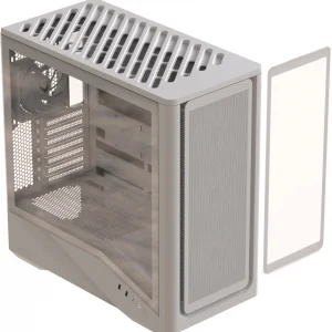 Formula V Line Air Power G9 DUO PA White, ATX, TYPE-C*1, USB3.0*2, MESH/GLASS FRONT PANEL, FRONT 3x PERFORMANCE ARGB, REAR 1x PERFORMANCE ARGB