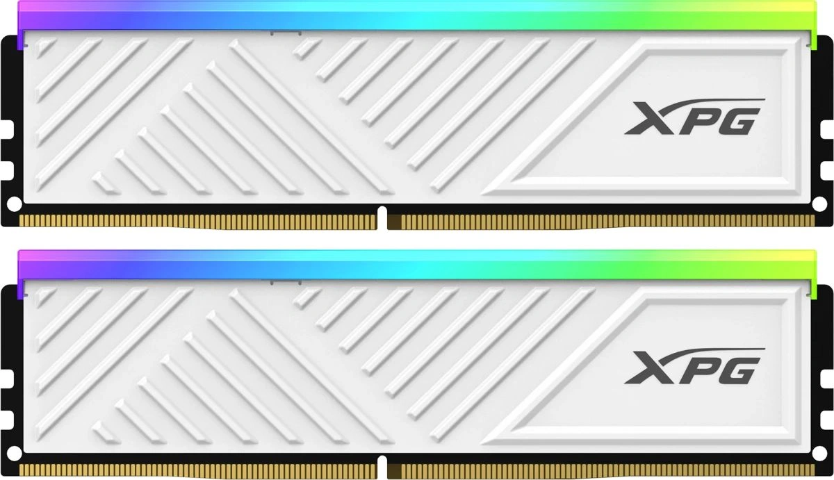 ADATA DDR4 DIMM 16GB 3200MHz 2*8GB 16-20-20 WHITE DUAL TRAY RGB