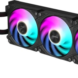 Система водяного охлаждения Gigabyte Aorus Waterforce X II 360 ARGB Soc-TR4/sTR5/AM5/AM4/1200/1700/1851 черный 4-pin 12-37.5dB Al LCD Ret (GP-AORUS WATERFORCE X II 360)