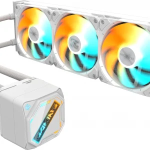 Система водяного охлаждения Gigabyte Gaming 360 ICE ARGB Soc-AM5/AM4/1200/1700/1851 белый 4-pin 13.8-35.8dB Al Ret (GP-GIGABYTE GME 360I)