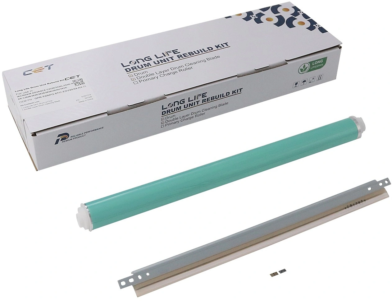 Комплект восстановления Cet CET501049 (C-EXV49-Kit, C-EXV54-Kit) для Canon iR C3025, iR C3025i, iR ADVANCE C3320, iR ADVANCE C3320i, iR ADVANCE C3325i, iR ADVANCE C3330i, iR ADVANCE C3320L, iR ADVANCE C3520i, iR ADVANCE C3525i, iR ADVANCE C3530i, iR ADVANCE C3520i II, iR ADVANCE C3525i II, iR ADVANCE C3530i II, iR ADVANCE C 150000стр.